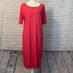 LuLaRoe Julia Dress *Like New* XL
